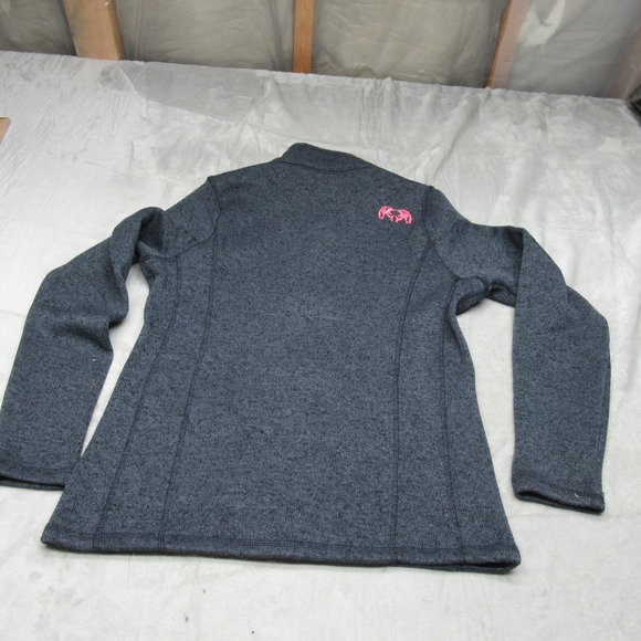 KUIU Base Camp Jacket Womens Medium Gray High Loft Sweater Fleece Full Zip HIke - Picture 9 of 13